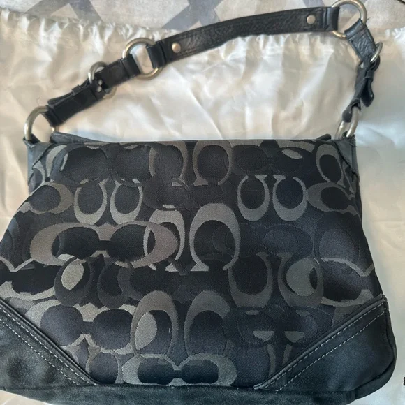 Coach Black Monogram Purse - Picture 4 of 7